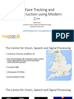 3D Face Tracking and Reconstruction using Modern C++ - Patrik Huber - CppCon 2015