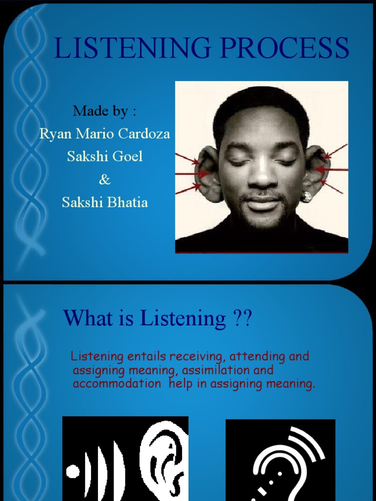 Understanding the Listening Process | PDF