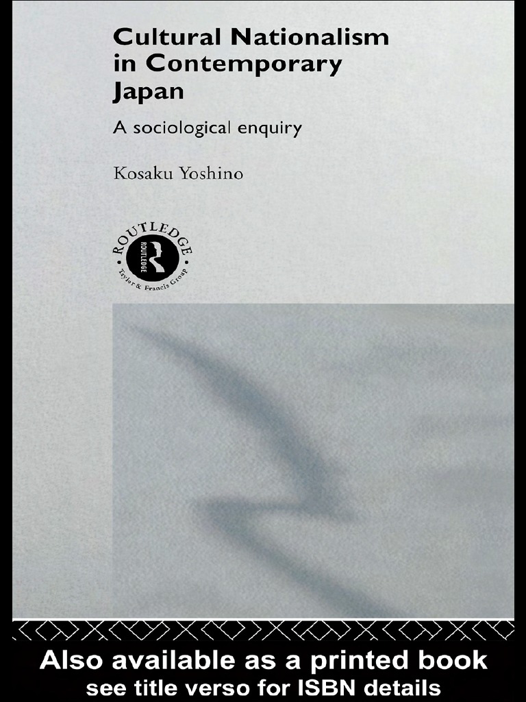 Cultural Nationalism in Contemporary Japan | PDF | Nationalism