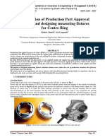 Preparation of Production Part Approval Process and Designing Measuring Fixtures For Centre Ring