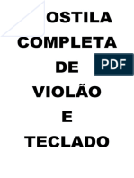 APOSTILA COMPLETA DE VIOLÃO E TECLADO
