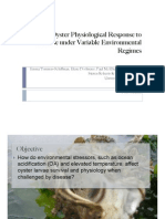 Pacific Oyster Physiological Response To Disease Under Variable Environmental Regimes