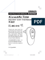 MC 510 Omron Thermomoeter Instructions PDF