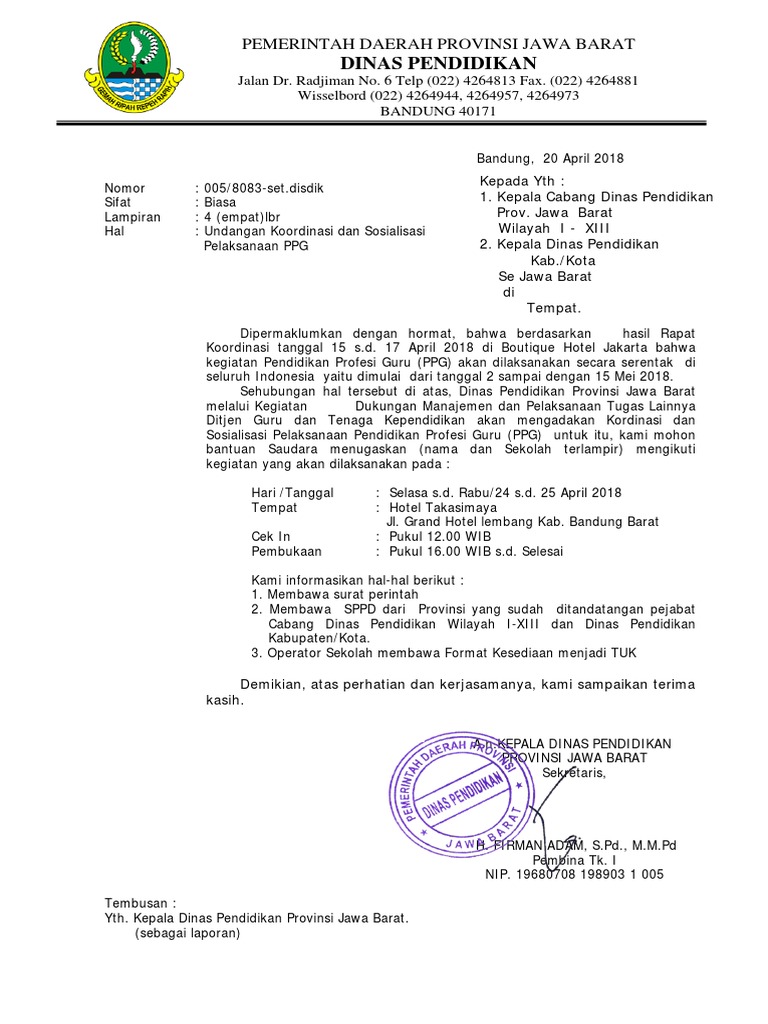 Surat Rapat Sosialisasi Ppg Rev