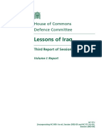 Lessons of Iraq: House of Commons Defence Committee