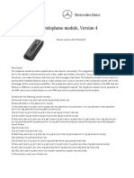 Bluetooth® (SAP) Telephone Module, Version 4