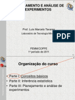 Planejamento e Análise de Experimentos