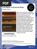Jazz Theory From Basic To Advanced Study | PDF | Cognition