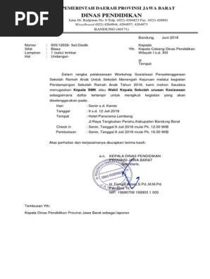 9400 Contoh Surat Undangan Sekolah Ramah Anak Gratis Terbaik