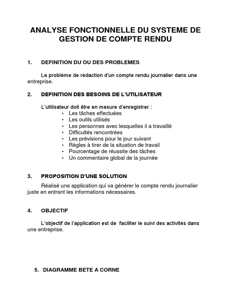 Application de Compte Rendu Journalier | PDF | Application | Serveur ...
