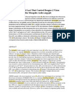 Quantitative Trait Loci That Control Dengue-2 Virus Dissemination in The Mosquito Aedes Aegypti