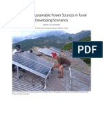 Evaluating Sustainable Power Sources in Rural Developing Scenarios