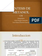 Síntesis de Metanol