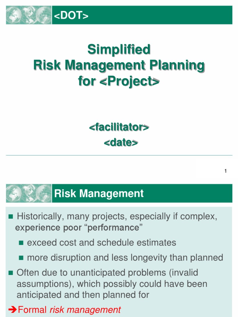 SHRP2_R09_PowerPoint_RiskManagementPlanningPresentation.ppt | Risk ...