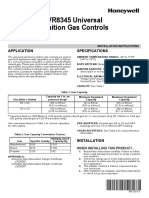 VR8245 and VR8345 Universal Electronic Ignition Gas Controls