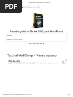 Tutorial MailChimp - Passo a Passo - Fábio Pessoa
