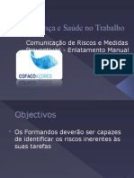 Segurança e Saúde no Trabalho enlatamento manual