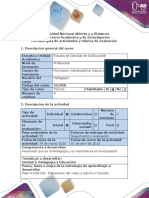 Guía de Actividades y Rúbrica de Evaluación - Fase 0 - Realizar Un Vídeo y Subirlo A Youtube PDF