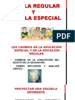 Comparacion de Educacion Regular y Educacion Especial Diapositivas