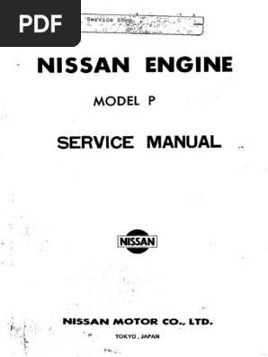 Service Manual Nissan Engine Model P | PDF | Carburetor