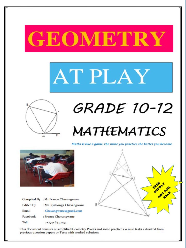 Geometry Study Guide for Matric Exams | PDF | Triangle | Trigonometric ...