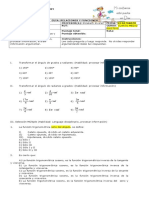 Guia de Trigonometria - Transformacion de Angulos - Funciones Basicas