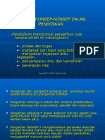 Analisis Konsep-konsep Dalam Pendidikan