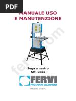 Fervi 0855 Manuale Utente