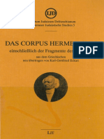 (Münsteraner Judaistische Studien 3) Karl-Gottfried Eckart_ F. Siegert (ed.)-Das Corpus Hermeticum einschließlich der Fragmente des Stobaeus-Lit Verlag (1999)