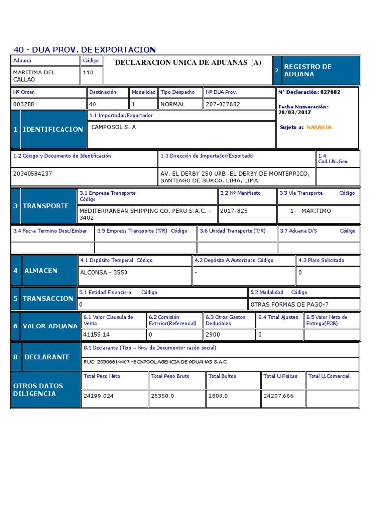 Comercio internacional formularios certificados origen