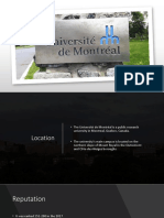 University of Montreal Final