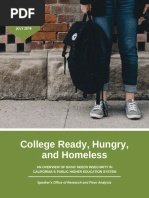 College Ready, Hungry, and Homeless