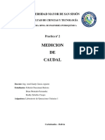 Medicion de Caudal