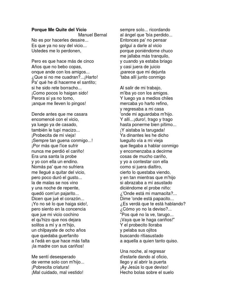 Porque Me Quite Del Vício | PDF | Ocio