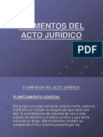 Elementos Del Acto Juridico