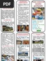 como conervar nuestra patrimonio.....................................