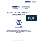 Manual y Protocolos de Procedimiento