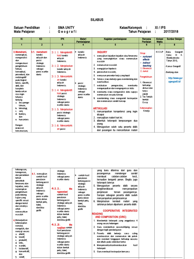 silabus geografi kelas 11.doc