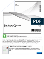 Key Answers Traveller Intermediate B1