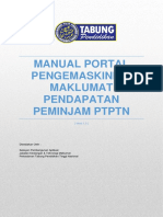 Manual Portal Pengemaskinian Pendapatan Peminjam Ptptn