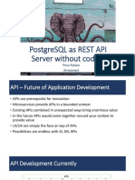 PostgreSQL as a REST API Server without coding