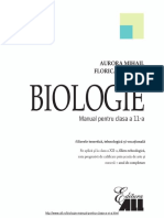 Manual - Biologie - Clasa - 11 TEORETIC PDF