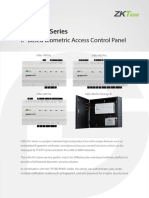 Inbio Pro Series: Ip-Based Biometric Access Control Panel