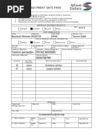 Types and Purpose of Gate Passes | PDF