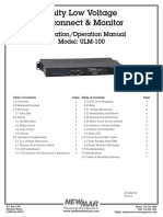 Manual-Unity Low Voltage Disconnect Monitor ULM-100 030315