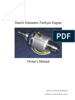 Simjet Miniature Turbojet Engine: Owner'S Manual