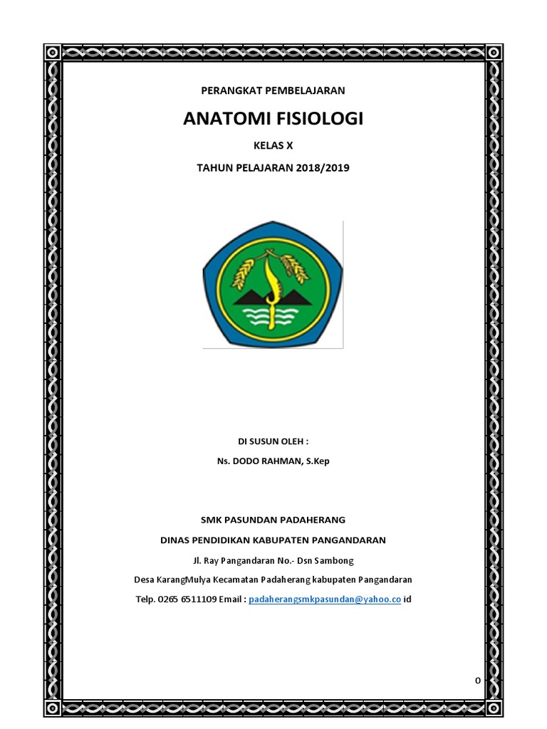 Asisten Keperawatan Pelajari Anatomi Fisiologi