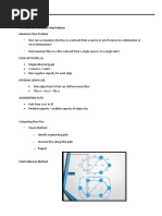 The Maximum Network Flow Problem