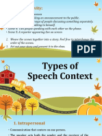 Lesson 5 - Speech Context & Speech Styles