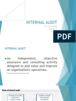 Internal Audit: by Cleyon Kurian Roll No:14